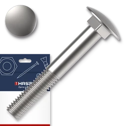 Šroub vratový M5x20 ZB DIN 603 4.8 sáček-20ks