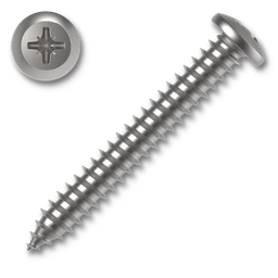 Šroub do plechu s půlkulatou hlavou 4,2x16 PH2 ZB DIN 7981C závit celý
