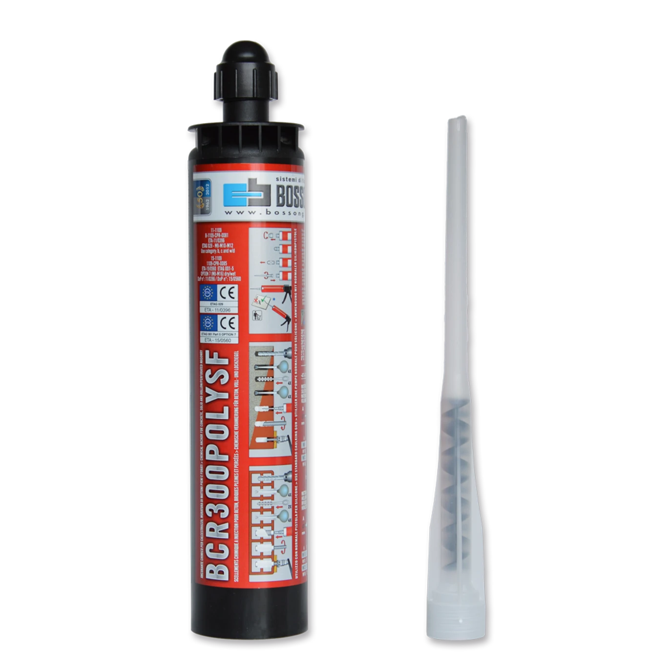 Chemická kotva Bossong BCR POLY SF - 300ml - slide 0