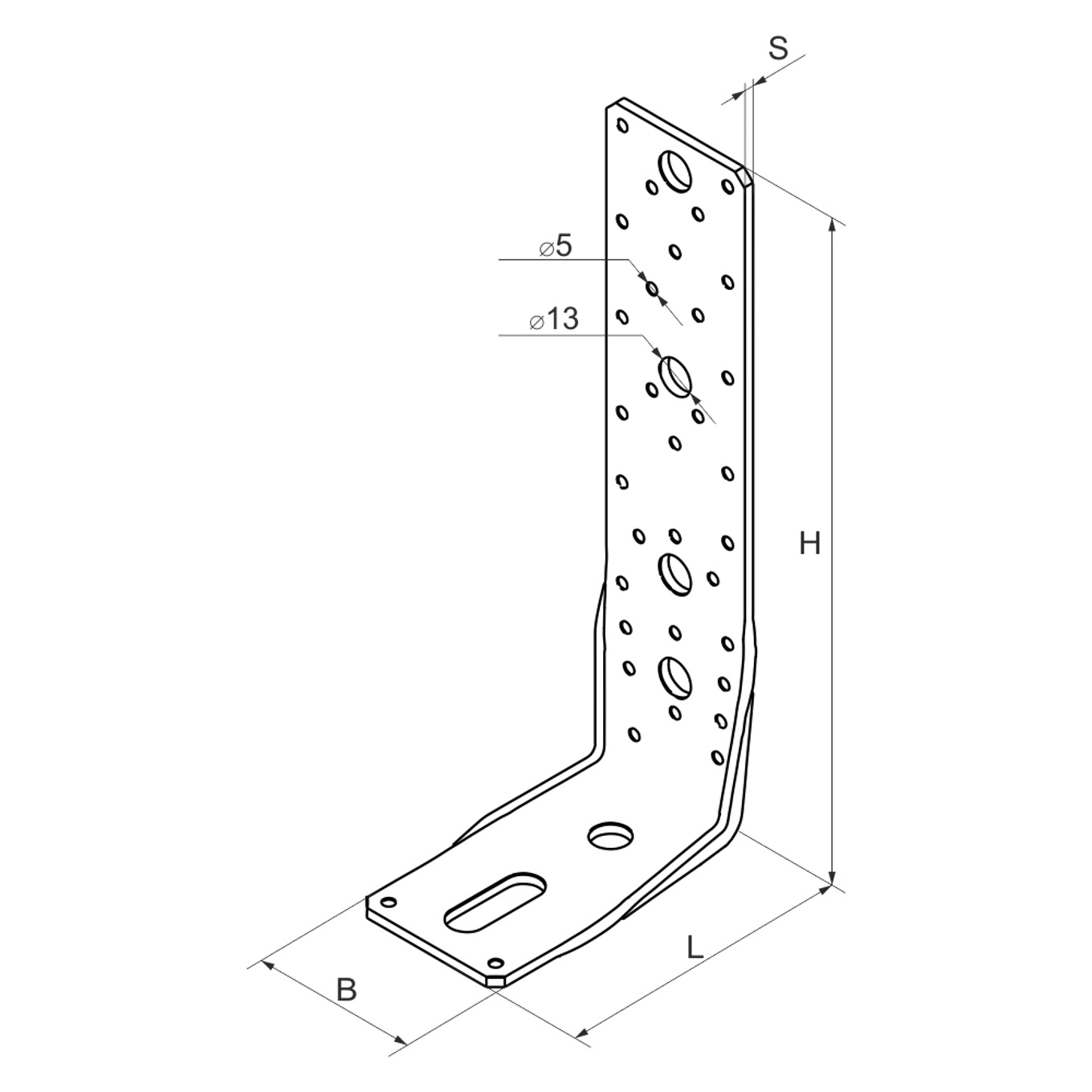 Kotevní prvek L Typ2 285x65x105x4,0 - slide 2