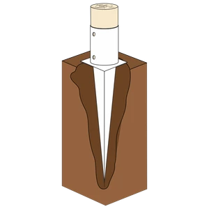 Kotvící hrot kruhový 80x750 - slide 1