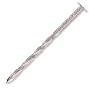 Schraubnägel "BANKS" 3,1 x 70 mm, Aluminium - slide 0