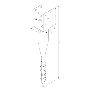 Vrut zemní typ U 80x700 - slide 2