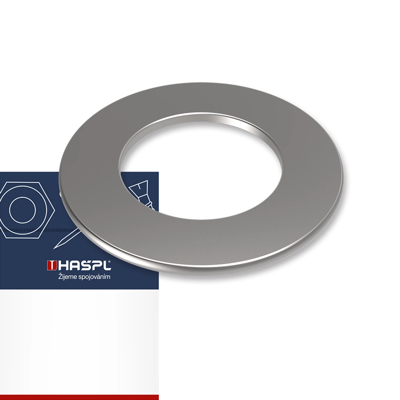 Podložka M10 ZB DIN 125 sáček-10ks - slide 0