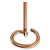 Steel and copper disc rivets