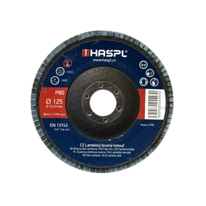 Lamelový brusný kotouč 125x22,23mm/P80 - slide 0