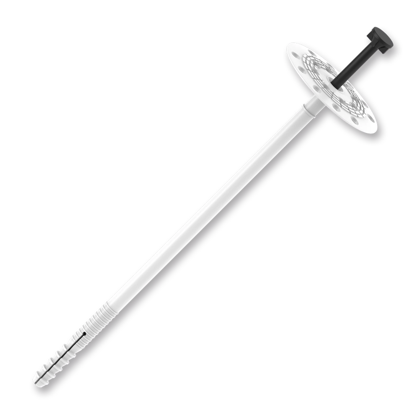 Hmoždinka talířová s polyamidovým trnem TTH, 10/60x190mm, polypropylen - slide 0