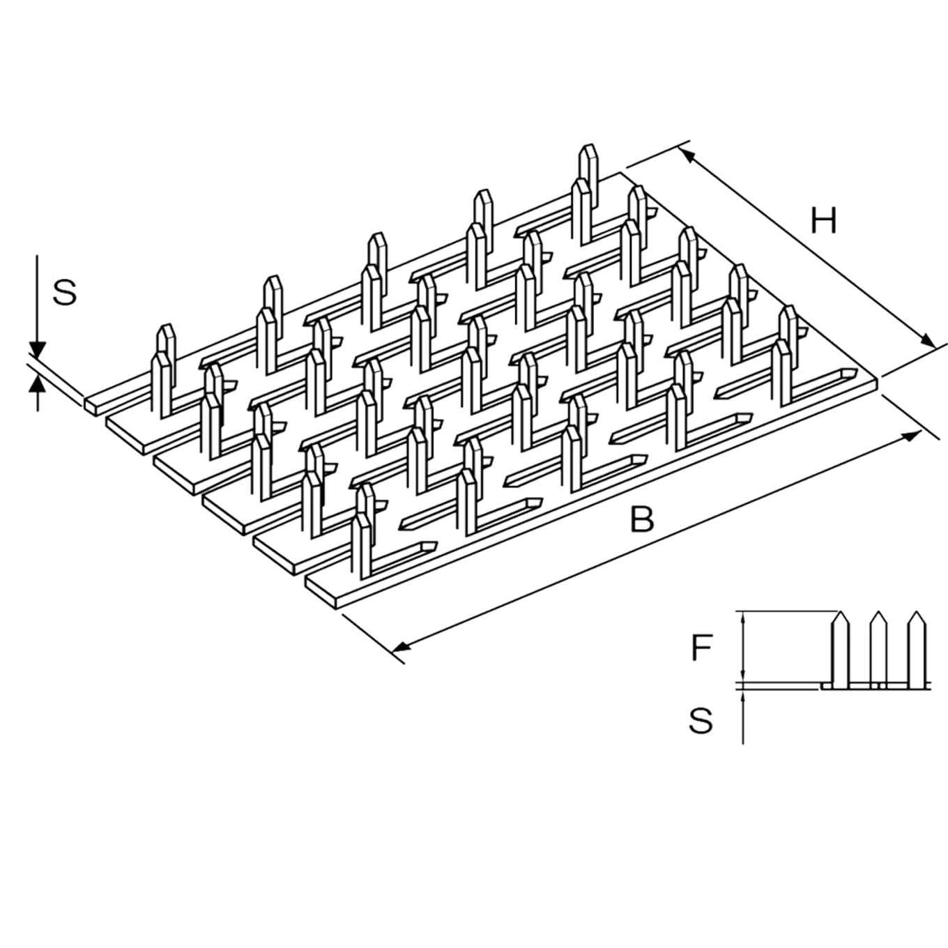 Styčníková deska s hroty 54x90x1,0 - slide 2
