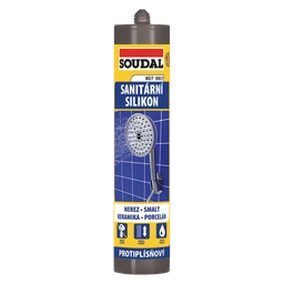 Soudal Sanitární silikon bílý - 280ml