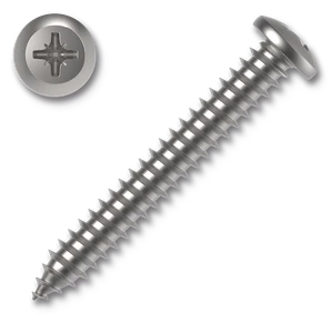 Šroub do plechu s půlkulatou hlavou 2,2x9,5 PH1 ZB DIN 7981C závit celý - slide 0
