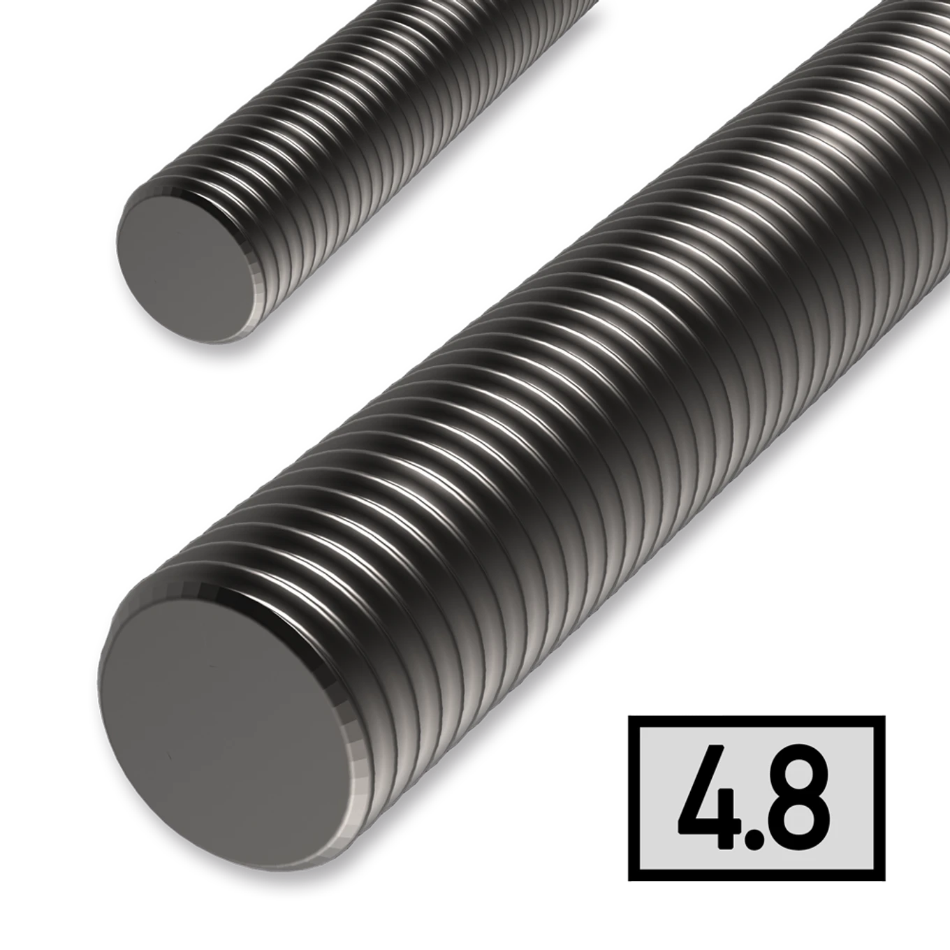 Závitová tyč M5x1000, 4.8 bez povrch. úpravy - slide 0