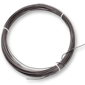 Geglühter Bindedraht 2,2 mm, schwarz - 5 Kgs Ring - slide 0