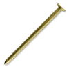 Konvexní hřebíky 2,8/3,0 x 75 mm válc.pod hlavou 20, 13µ žlutý zinek