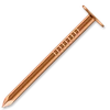Dachpappstifte 2,8 x 70 mm, Kupfer