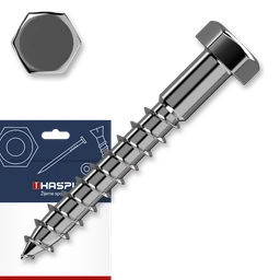 Vrut do dřeva 8,0x60 6HRZB závit částečný DIN 571 sáček-10ks