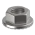 DIN 6923 Hexagon nuts with flange and serration