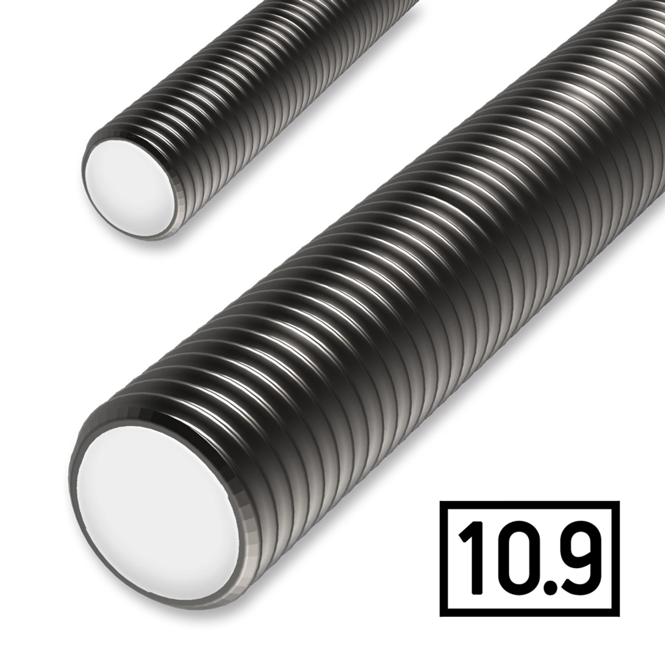 Závitová tyč M5x1000, 10.9 bez povrch. úpravy - slide 0