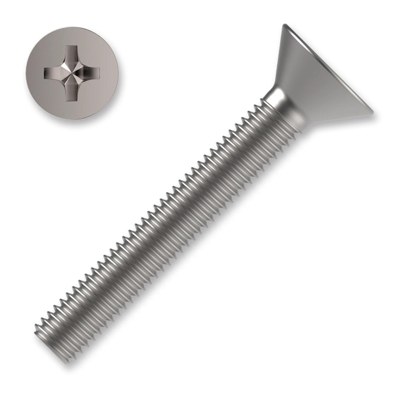 Šroub se zápust.hlavou s drážkou phillips M3x12 ZB DIN 965 4.8 - slide 0