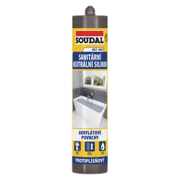 Soudal Sanitární neutrální silikon bílý - 280ml