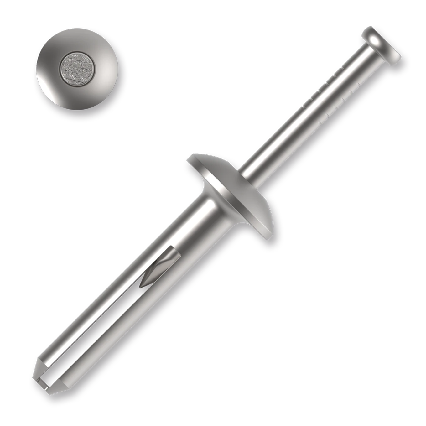Kołek metalowy do wbijania HKH 6x40, zamac - slide 0