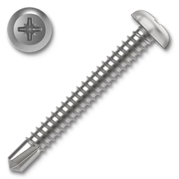 Šroub samovrtný TEX 4,8x16 ZB půlk.hlava DIN7504N