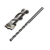 Masonry drill bits with cylindrical shank