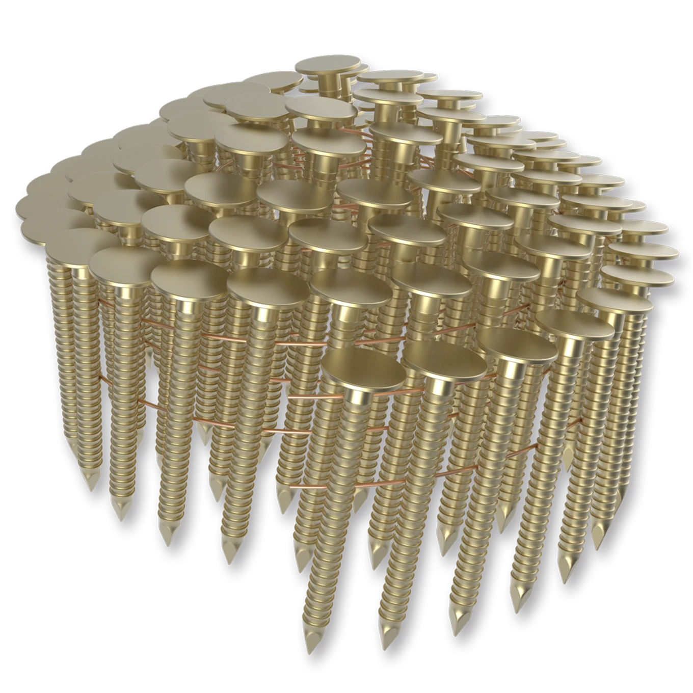 Hřebíky do krytiny ve svitku 16° 3,05 x 25 mm, konvexní, galvanický zinek - slide 0