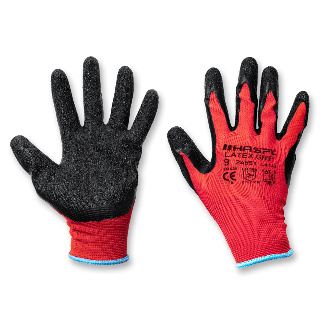 Rukavice pracovní LATEX GRIP vel.9 - slide 0