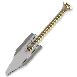 Hmoždinka plechová natloukací do sádrokartonu GFK30 s vrutem PZ - slide 0