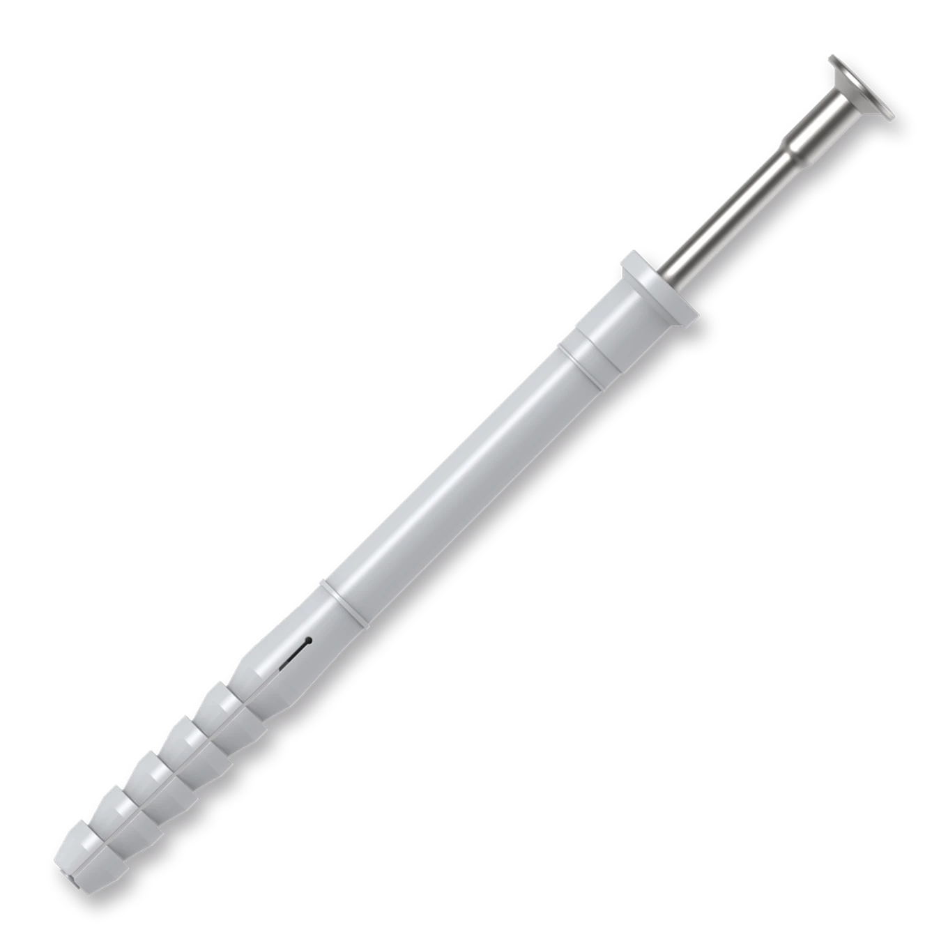 Hmoždinka natloukací 6x45mm plochá, nylon - slide 0