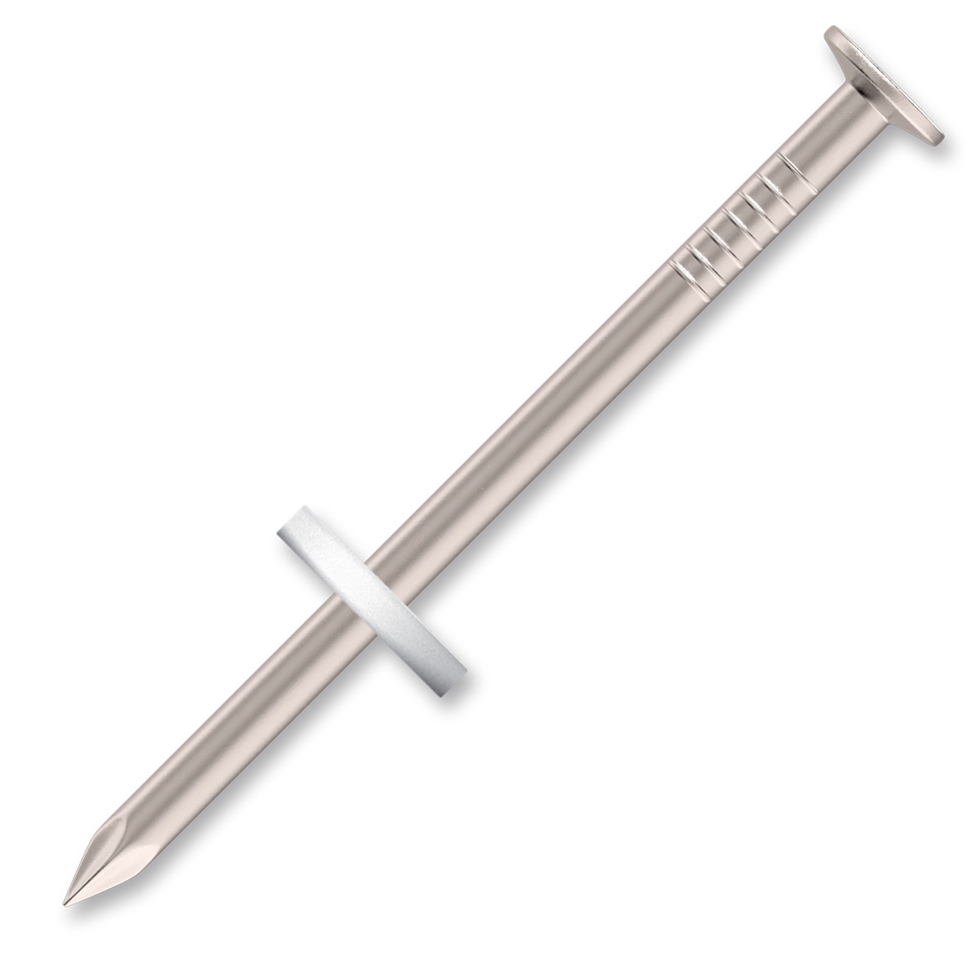 Stavební hřebíky 3,1 x 55 mm Al s PVC - 1 kg - slide 0