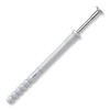Hmoždinka natloukací 5x25mm plochá, nylon