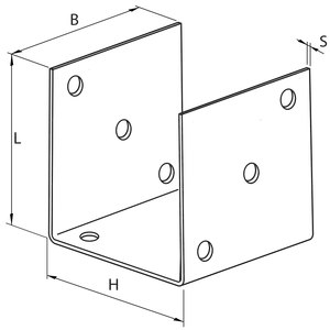 Kotevní prvek Typ U 80x80x4,0 - slide 2