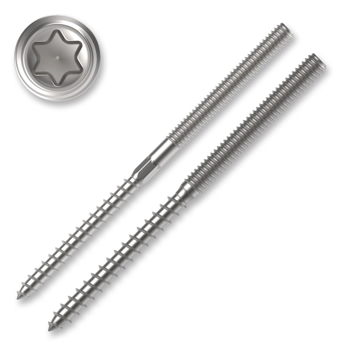 Kombinovaný vrut/šroub M12x200 TX30 ZB - slide 0