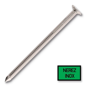 Konvexní hřebíky 3,1/3,3 x 80 mm válc.pod hlavou 20, nerez AISI 304 - slide 0