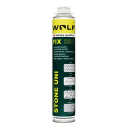 Lepidlo na cihly WOLF Fix STONE UNI 89B, 750ml, pistolové
