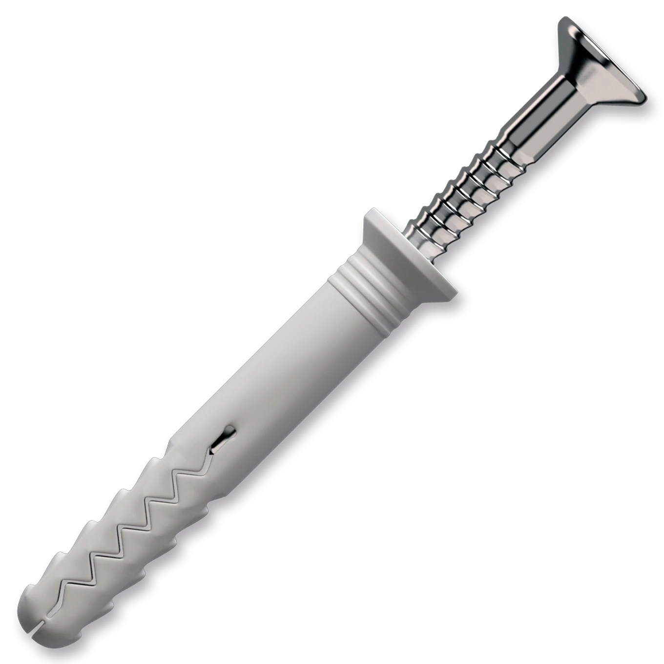 Hmoždinka natloukací 10x160mm zápustná, polypropylen - slide 0