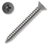 Šroub do plechu se zápustnou hlavou 2,2x9,5 PH1 ZB DIN 7982C závit celý