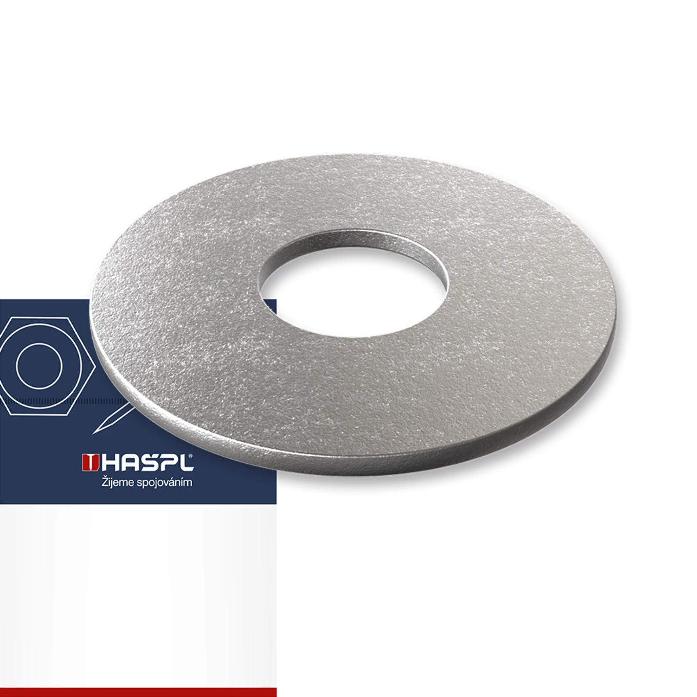 Podložka pod nýty M12 ZB DIN 9021 sáček-10ks - slide 0