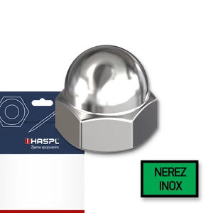 Matice uzavřená M12 A2 nerez DIN 1587 sáček-10ks - slide 0