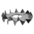 Press-in timber connector