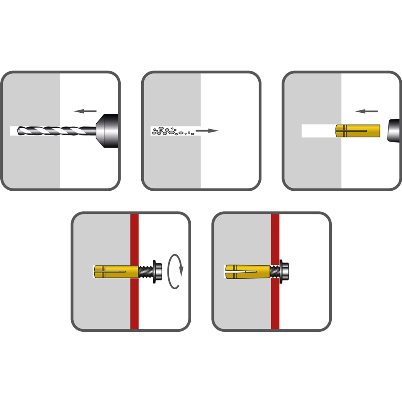 Kotva rozpínací mosazná KMS 15x40, M12 - slide 1