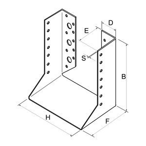 Trámová botka - třmen Typ2 80x140x2,0 - slide 2