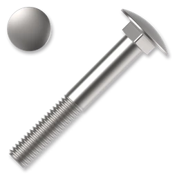 Šroub vratový M6x20 ZB DIN 603 4.8