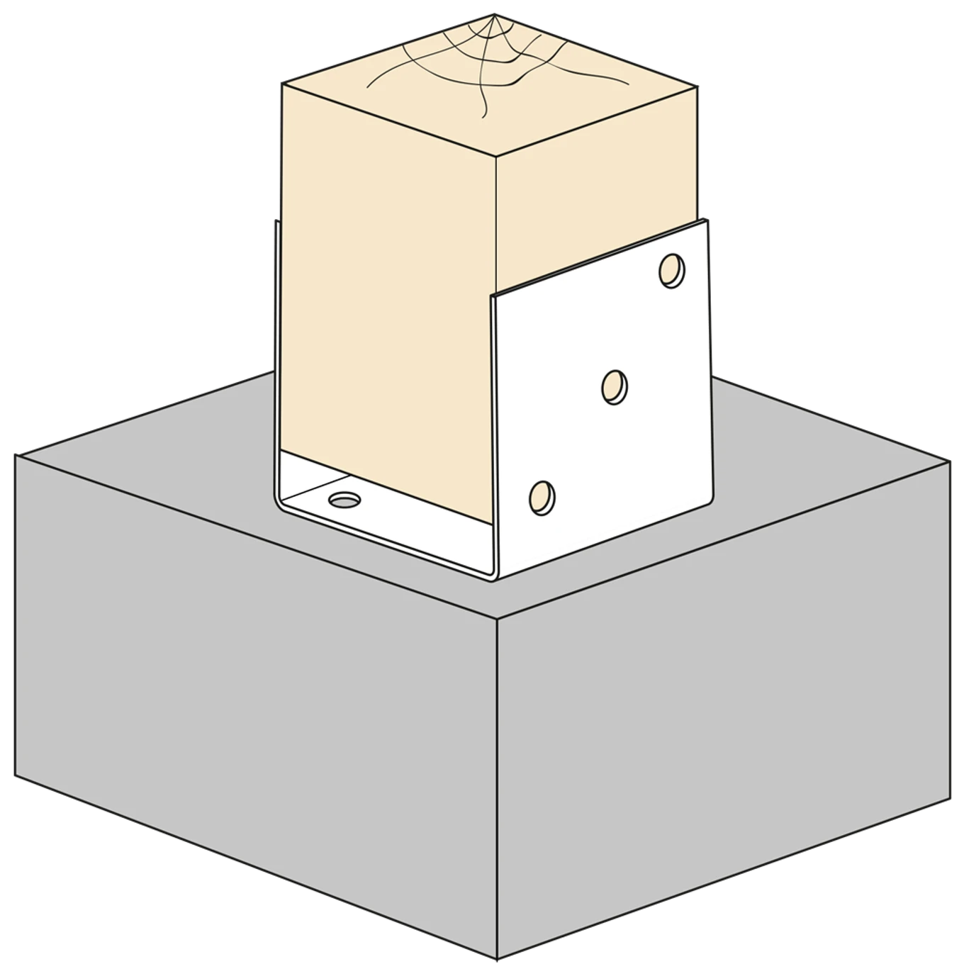 Kotevní prvek Typ U 80x80x4,0 - slide 1