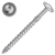 Construction screws with wafer head