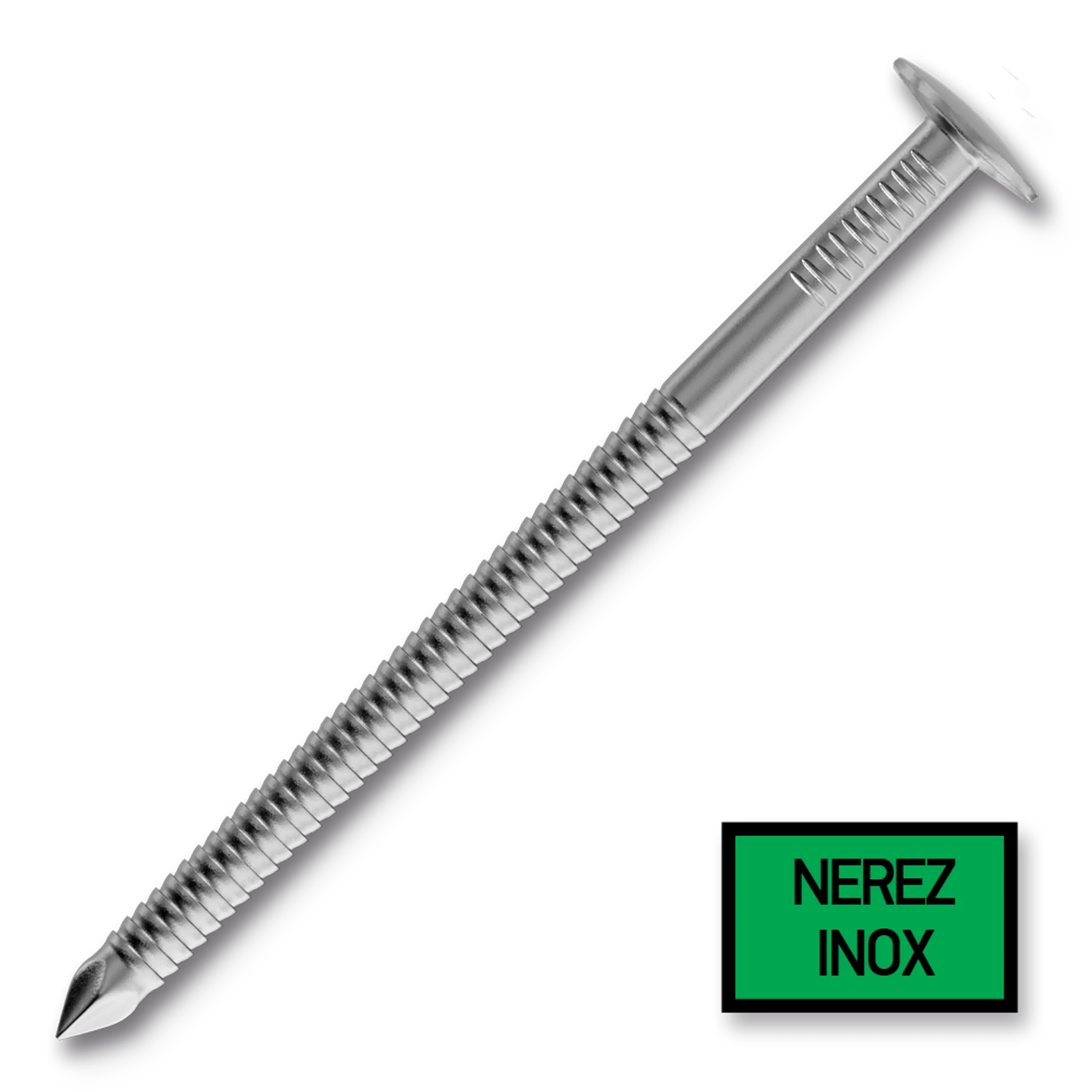 Konvexní hřebíky 2,8/3,0 x 80 mm válc.pod hlavou 20, čočk.hlava, nerez AISI 316 - slide 0