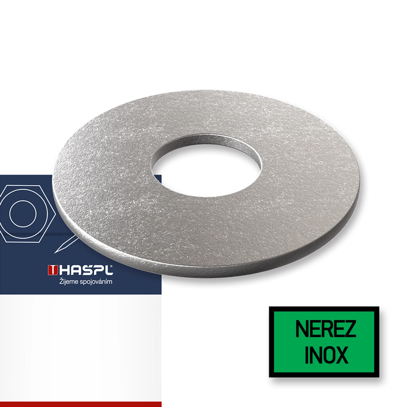 Podložka pod nýty M10 A2 nerez DIN 9021 sáček-10ks - slide 0
