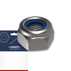 Matice samojistící nízká M12 ZB DIN 985, 8 sáček-10ks - slide 0