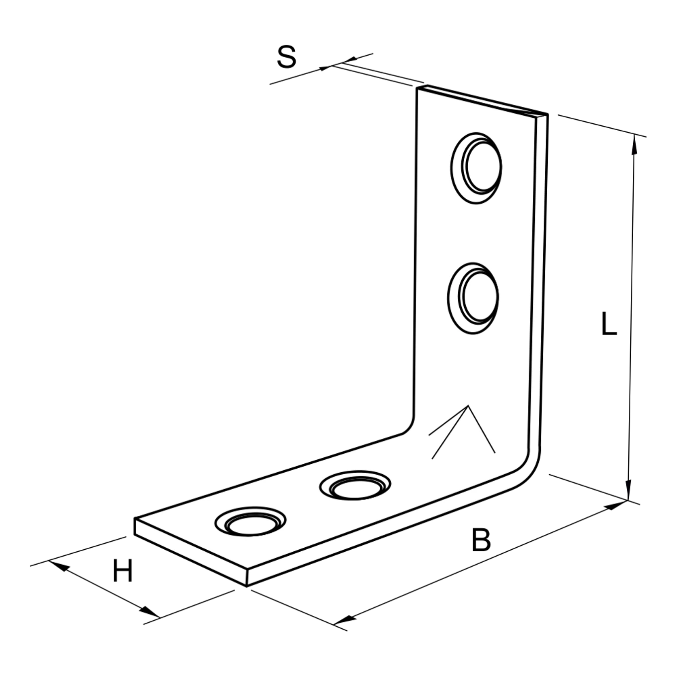 Úhelník 90° Typ4 Prolis 16x35x35x1,5 nábytkový - slide 2